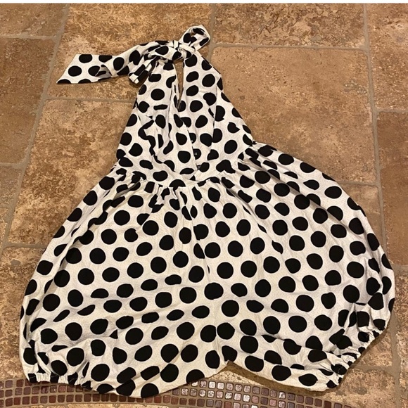 Betsey Johnson rare bubble halter romper size medium - Picture 3 of 7